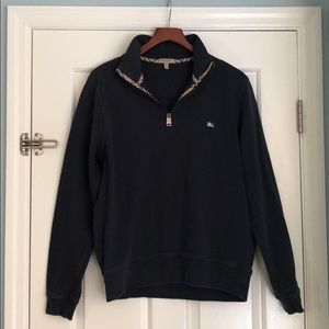 Burberry Men’s large half zip pullover